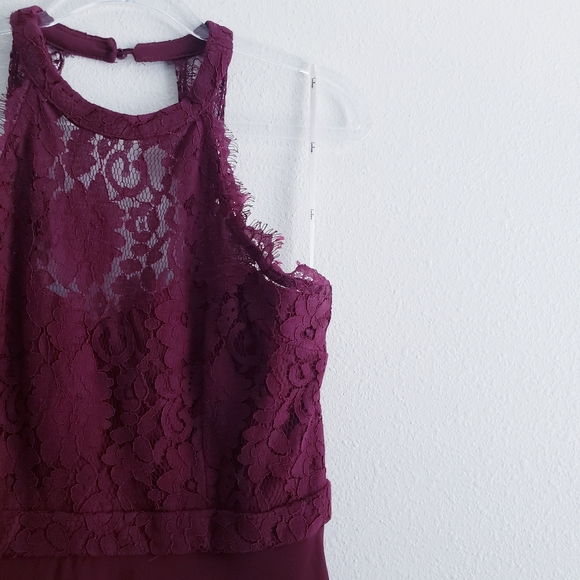 Lulu's Dance All Evening Lace Maxi Dress - Picture 4 of 11